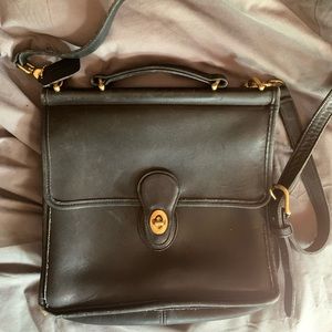 Authentic vintage coach messenger bag